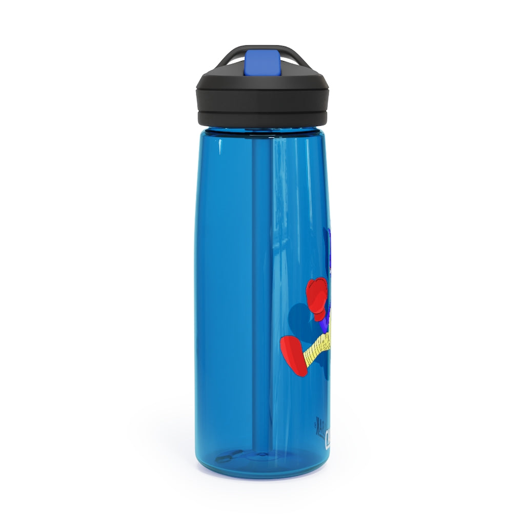 Megatare CamelBak Eddy® Water Bottle in 20oz and 25oz sizes, showcasing its robust design and spill-proof valve.